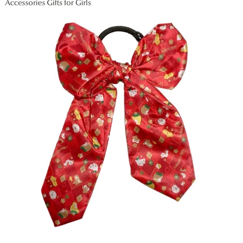 New sanrio satin Xmas bow tie